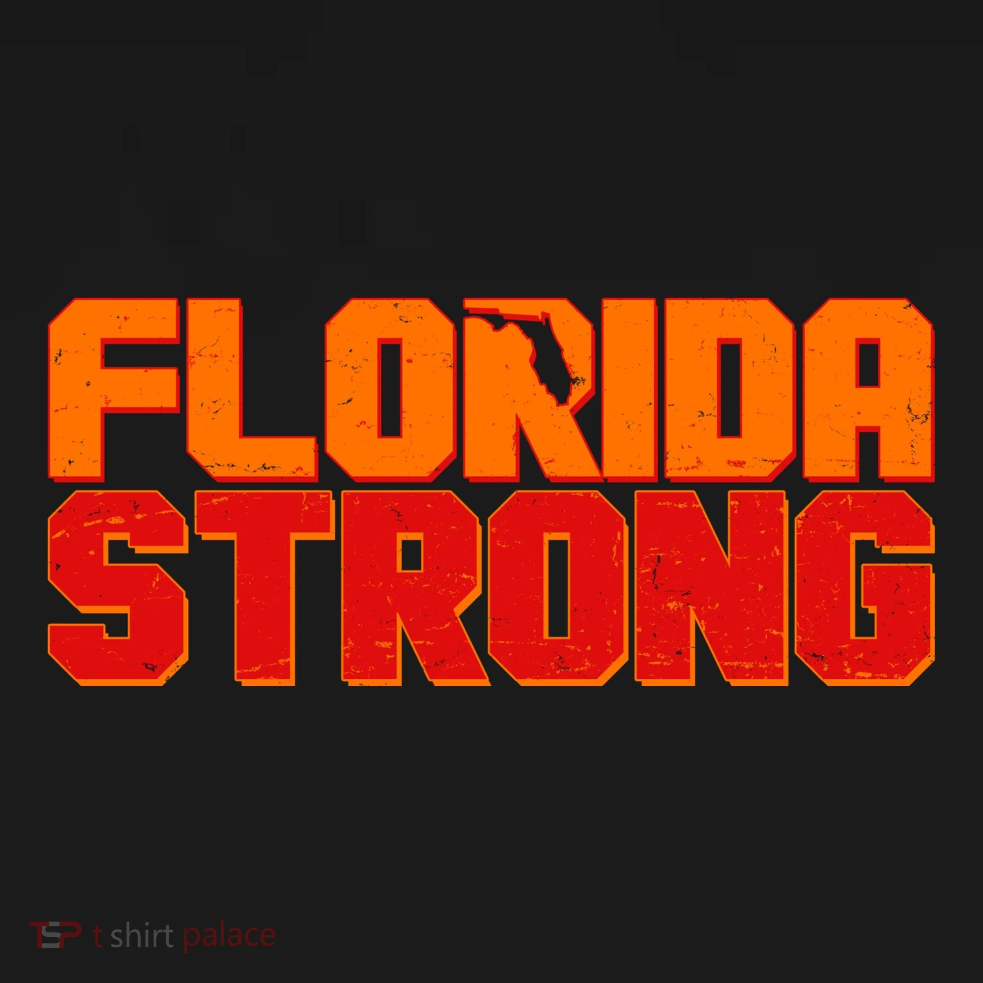 Distressed Florida Strong Doggie Tank
