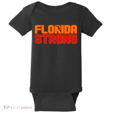 Distressed Florida Strong Baby Bodysuit