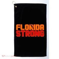 Distressed Florida Strong Golf Towel thumb 0