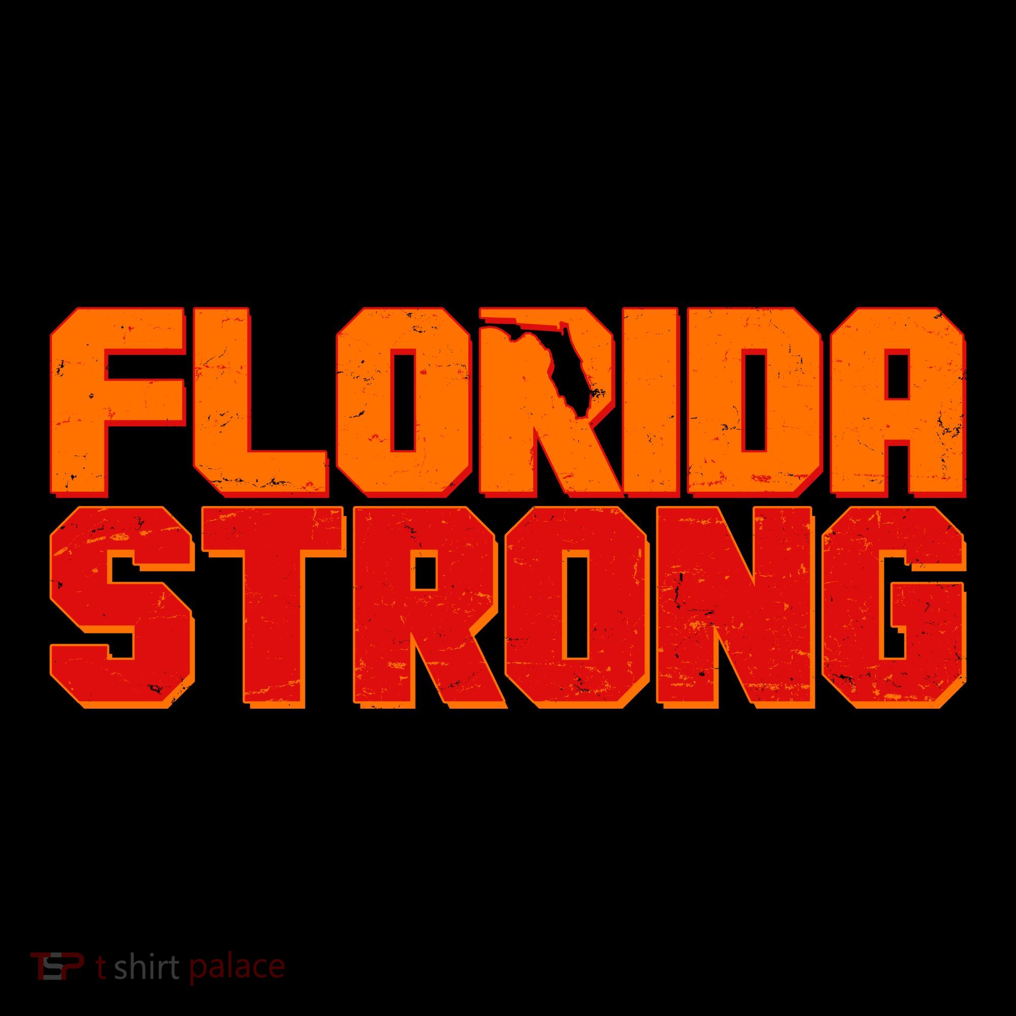 Distressed Florida Strong Kids Hoodie