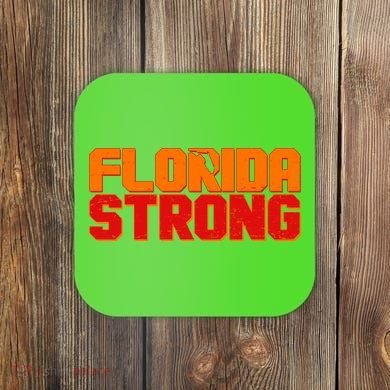 Distressed Florida Strong Coaster