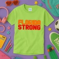 Distressed Florida Strong Kids T-Shirt thumb 3
