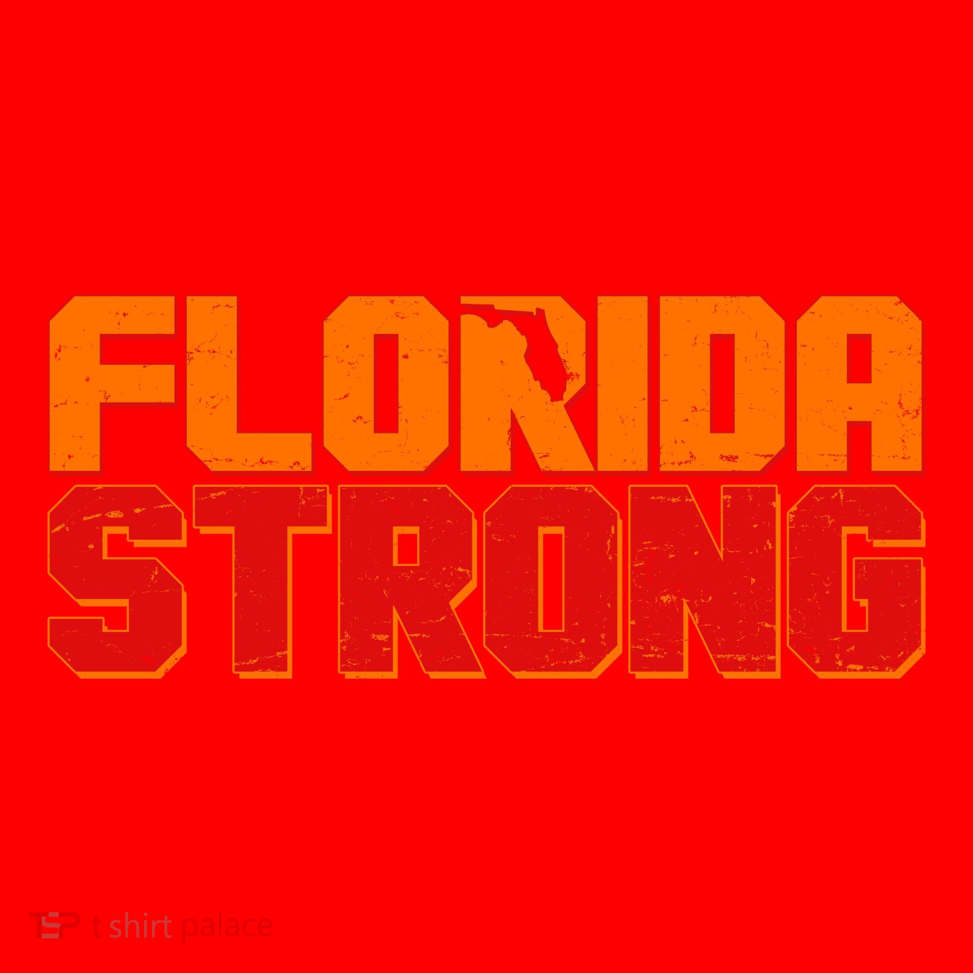 Distressed Florida Strong Santa Hat