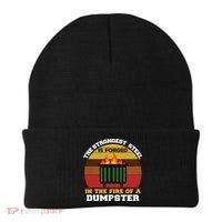 Dumpster Fire Strongest Steel Is Forged Dumpster Beanie thumb 0