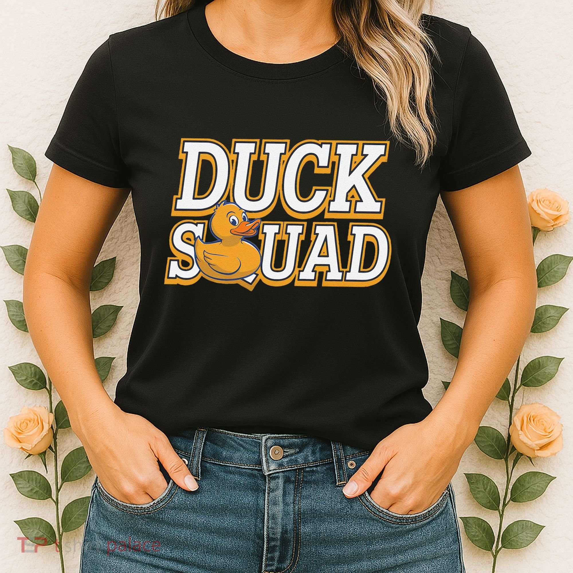 Ducky Family Squad Quacking Up Together Women's T-Shirt