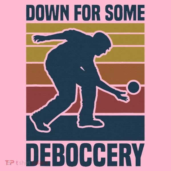 Down For Some Deboccery Bocce Ball Player Bocce Ball Coaster