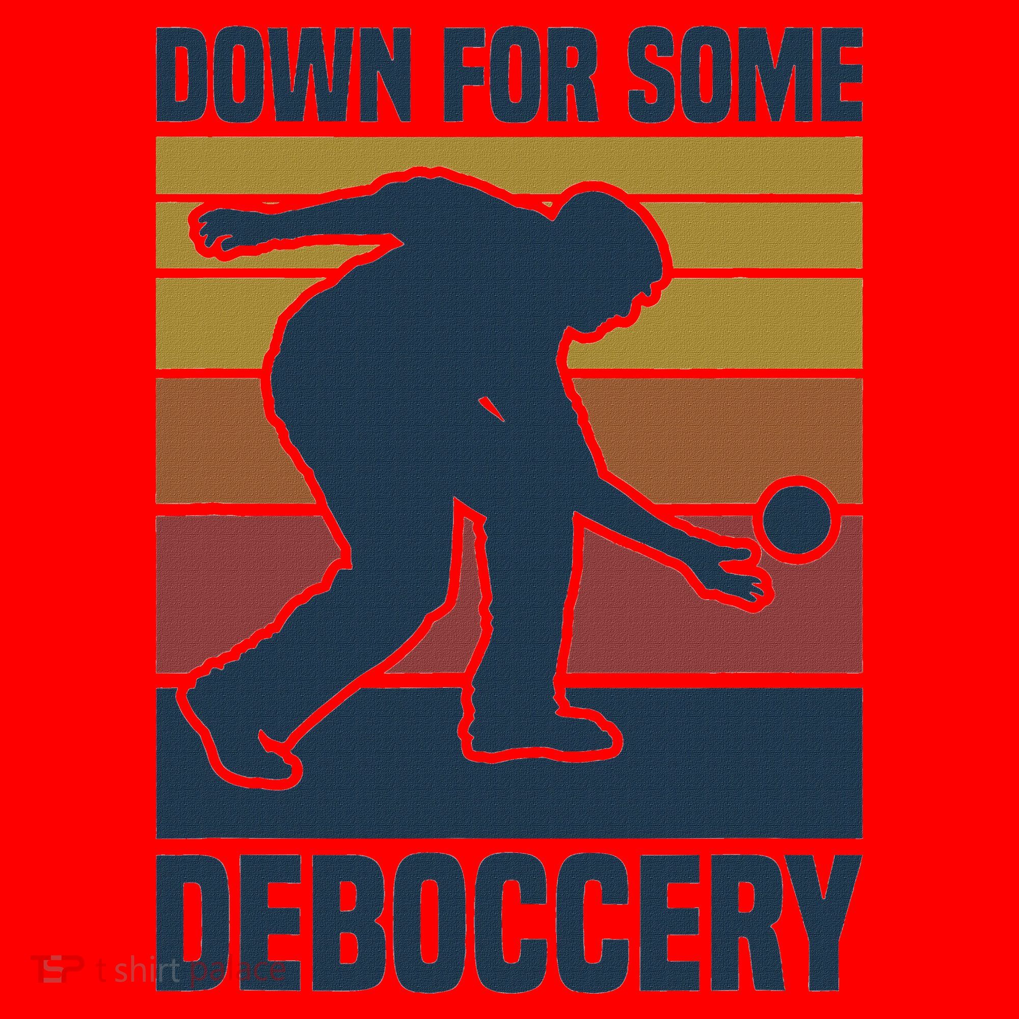 Down For Some Deboccery Bocce Ball Player Bocce Ball Santa Hat