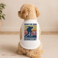 Down For Some Deboccery Bocce Ball Player Bocce Ball Doggie Tank thumb 2