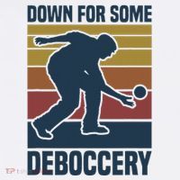 Down For Some Deboccery Bocce Ball Player Bocce Ball Mousepad thumb 1