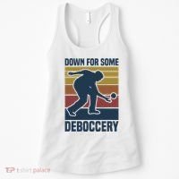 Down For Some Deboccery Bocce Ball Player Bocce Ball Women's Tank Top thumb 0