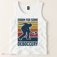 Down For Some Deboccery Bocce Ball Player Bocce Ball Tank Top thumb 2