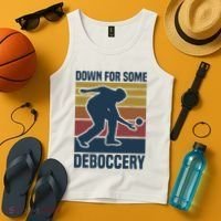 Down For Some Deboccery Bocce Ball Player Bocce Ball Tank Top thumb 4