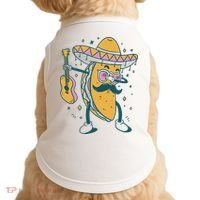 Dabbing Fiesta Taco Doggie Tank thumb 0