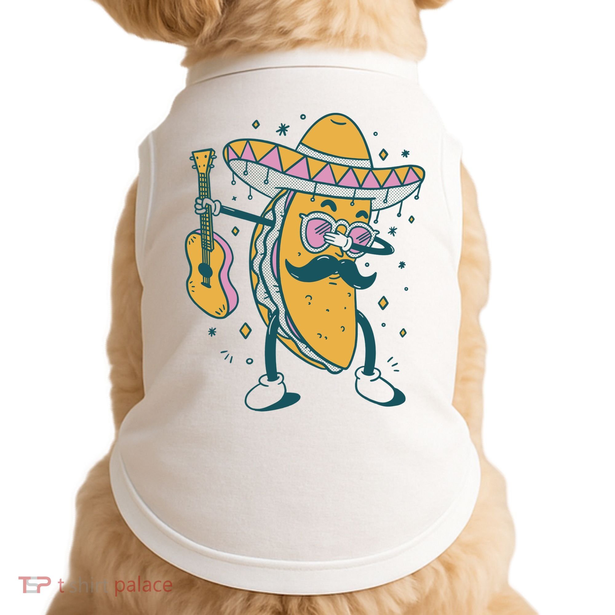 Dabbing Fiesta Taco Doggie Tank