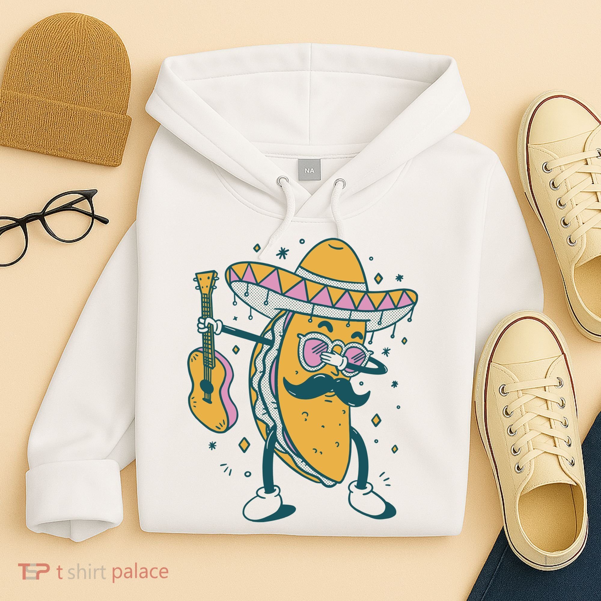 Dabbing Fiesta Taco Hoodie