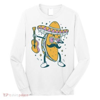 Dabbing Fiesta Taco Long Sleeve Shirt