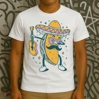 Dabbing Fiesta Taco T-Shirt thumb 3