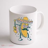 Dabbing Fiesta Taco Coffee Mug thumb 1