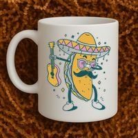Dabbing Fiesta Taco Coffee Mug thumb 2