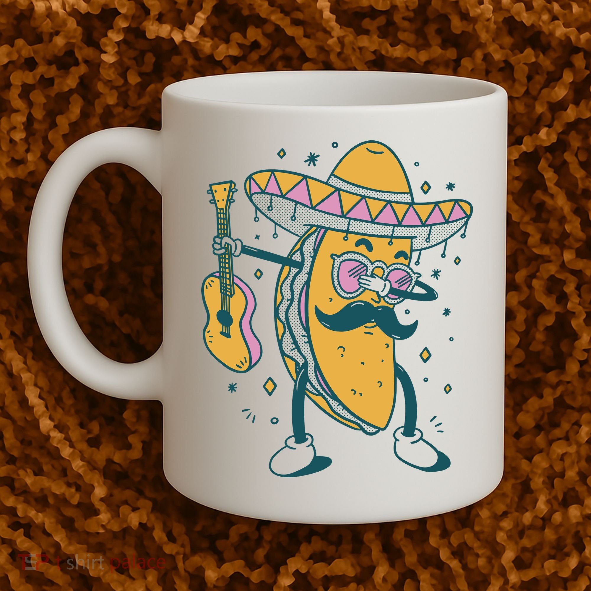 Dabbing Fiesta Taco Coffee Mug