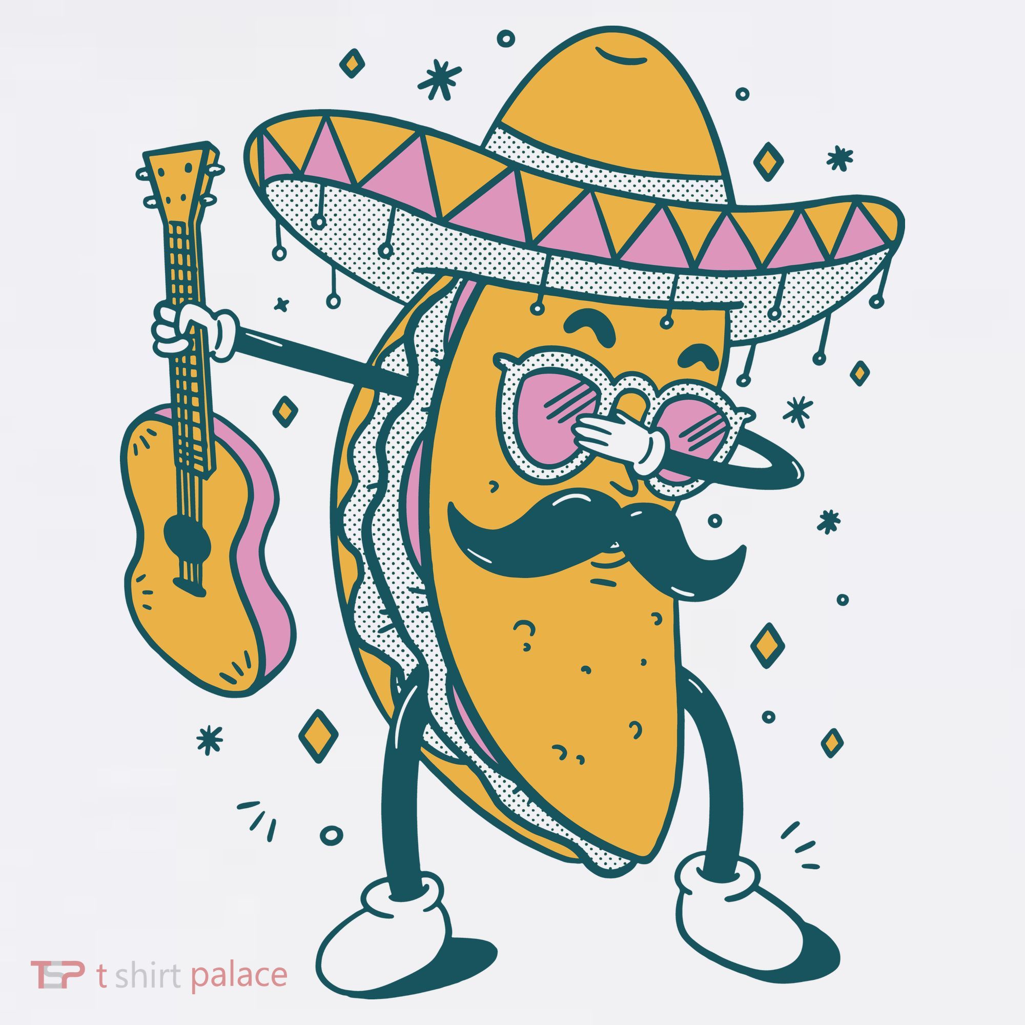 Dabbing Fiesta Taco Coffee Mug