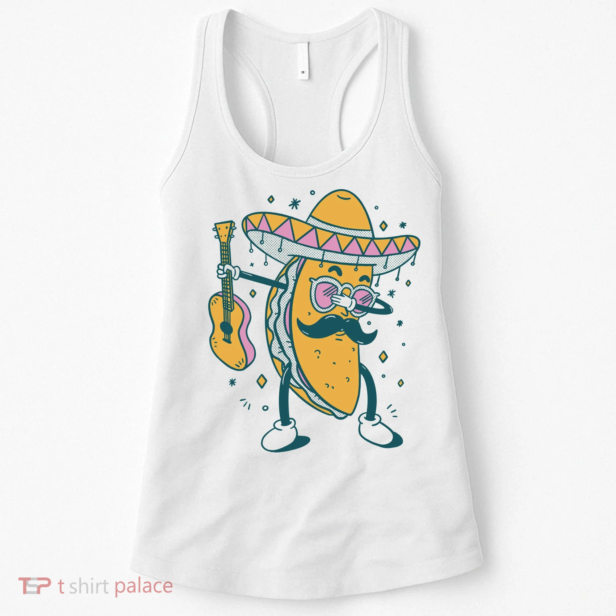 Dabbing Fiesta Taco Women's Tank Top