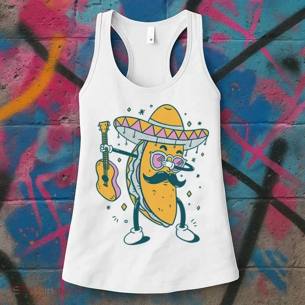Dabbing Fiesta Taco Women's Tank Top