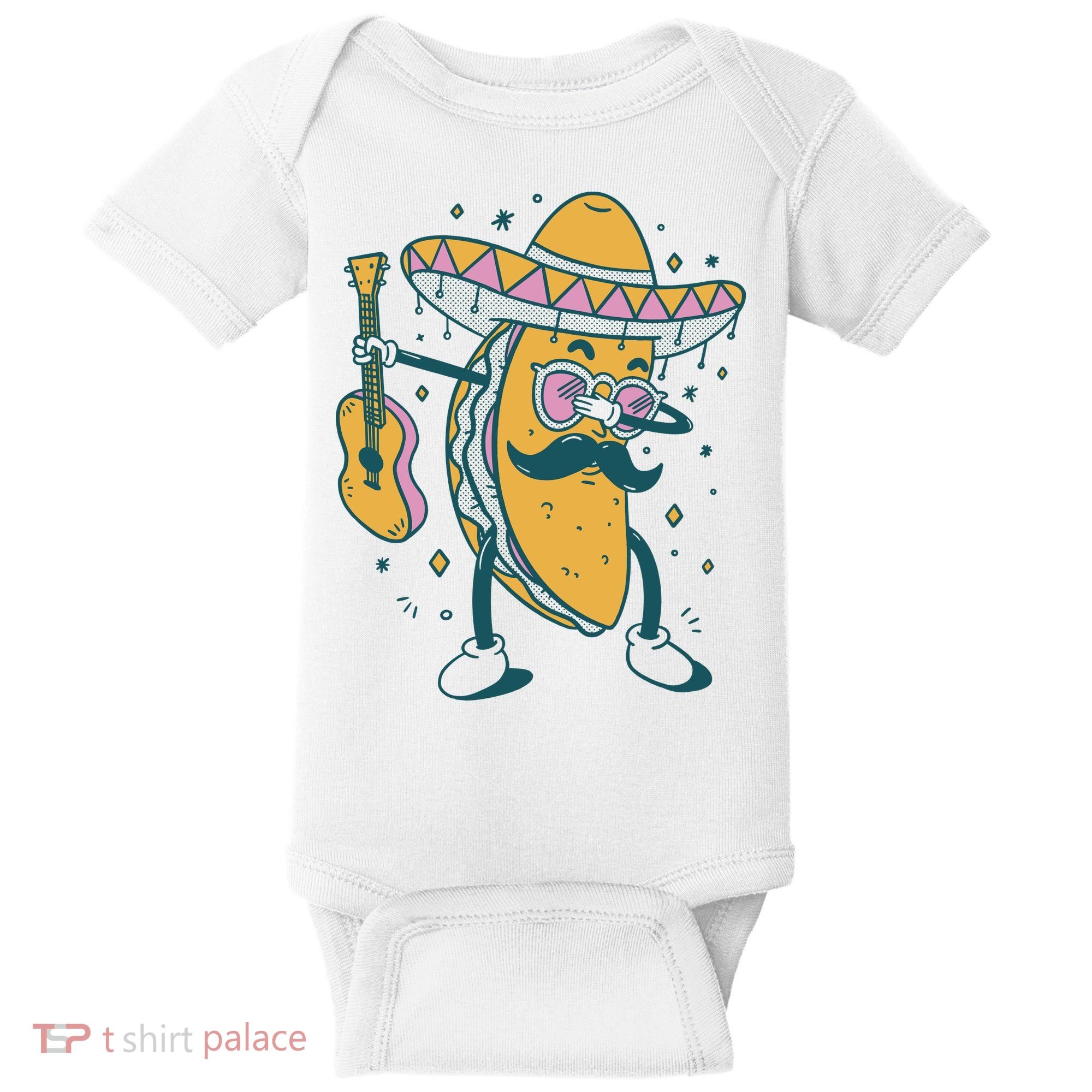 Dabbing Fiesta Taco Baby Bodysuit
