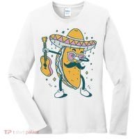 Dabbing Fiesta Taco Women's Long Sleeve Shirt thumb 0