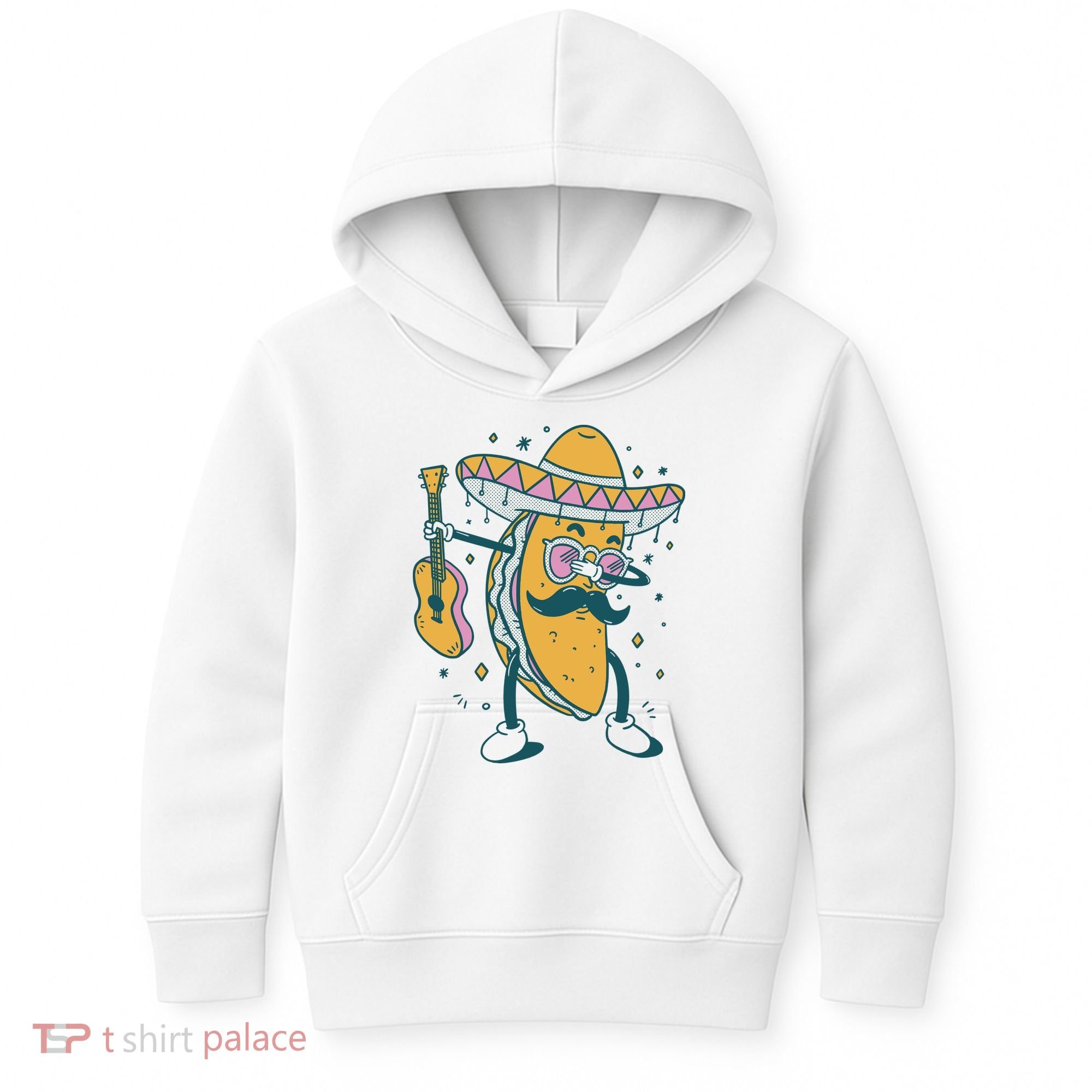Dabbing Fiesta Taco Kids Hoodie