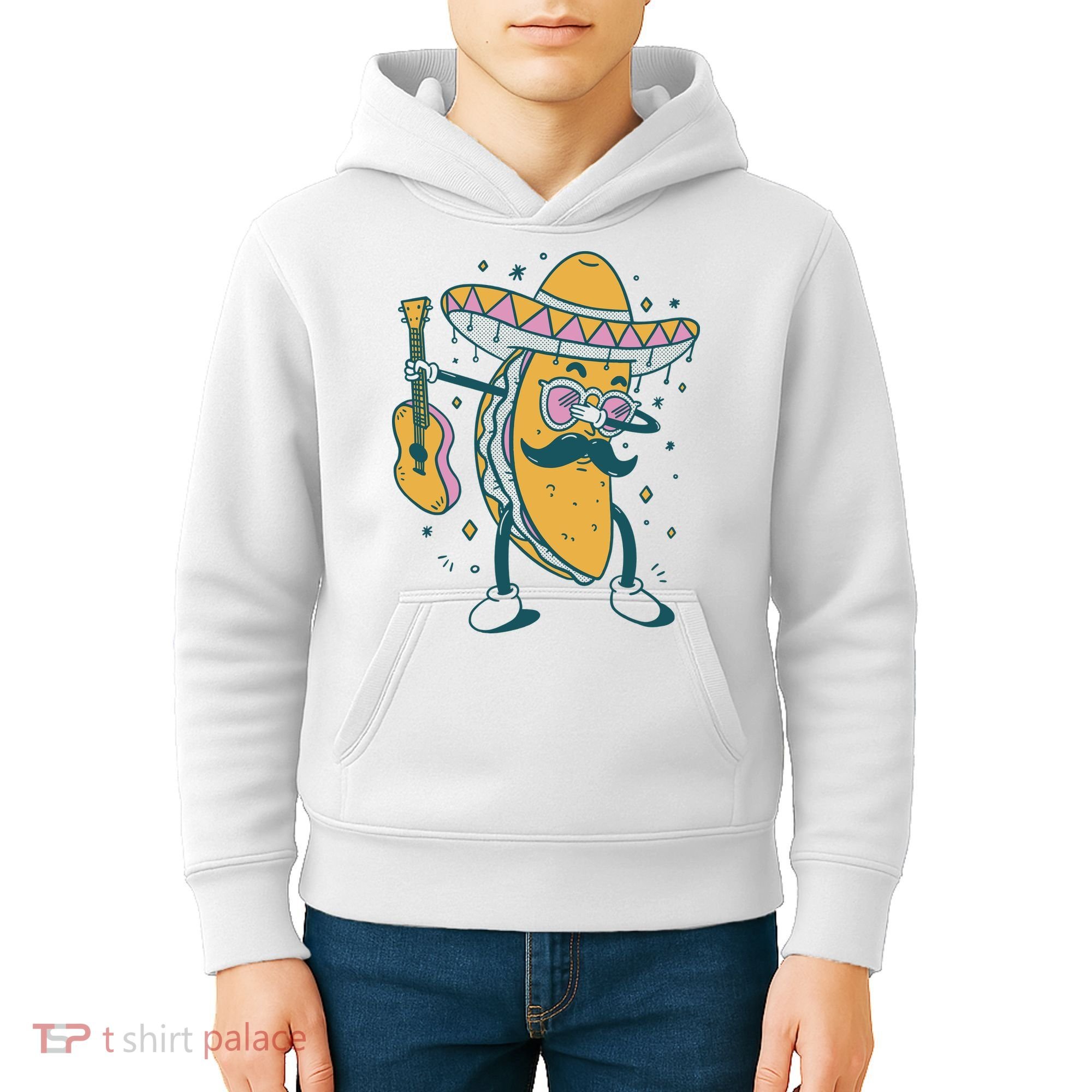 Dabbing Fiesta Taco Kids Hoodie