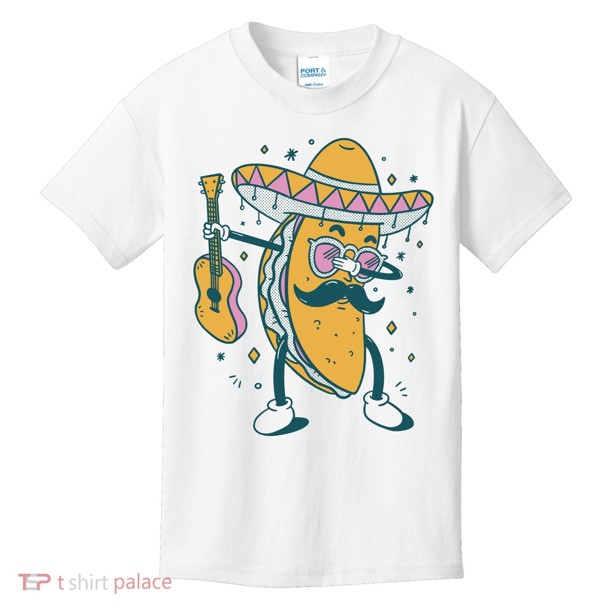 Dabbing Fiesta Taco Kids T-Shirt