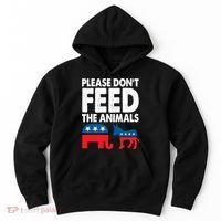 Dont Feed The Animal Libertarian Political Hoodie thumb 0