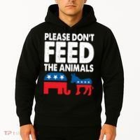 Dont Feed The Animal Libertarian Political Hoodie thumb 2