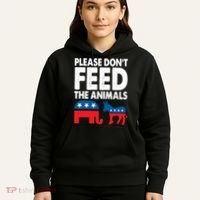 Dont Feed The Animal Libertarian Political Hoodie thumb 5