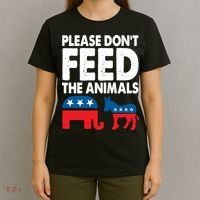 Dont Feed The Animal Libertarian Political T-Shirt thumb 4