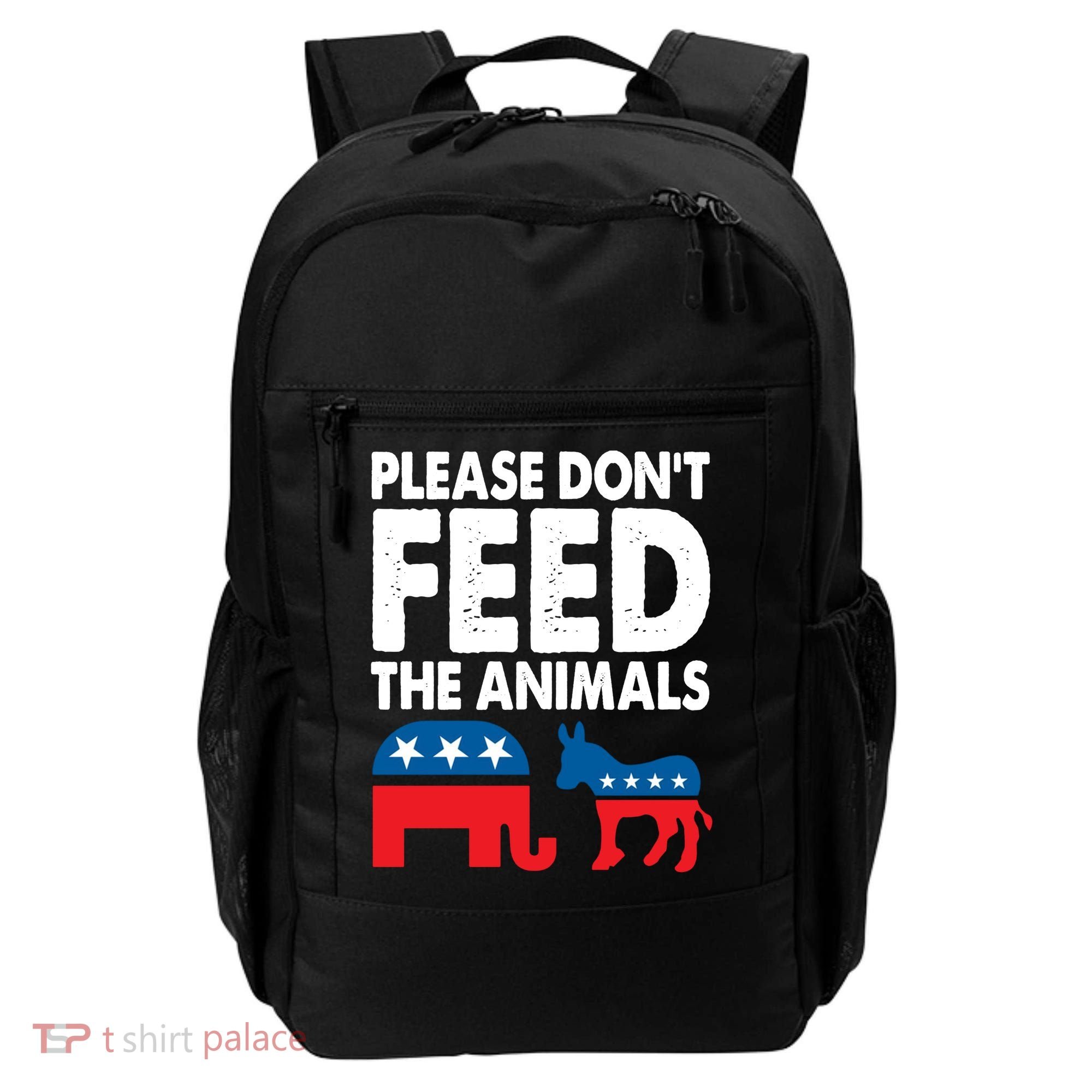 Dont Feed The Animal Libertarian Political Backpack