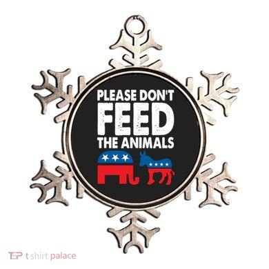 Dont Feed The Animal Libertarian Political Ornament