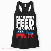 Dont Feed The Animal Libertarian Political Women's Tank Top thumb 0