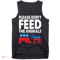 Dont Feed The Animal Libertarian Political Tank Top thumb 0