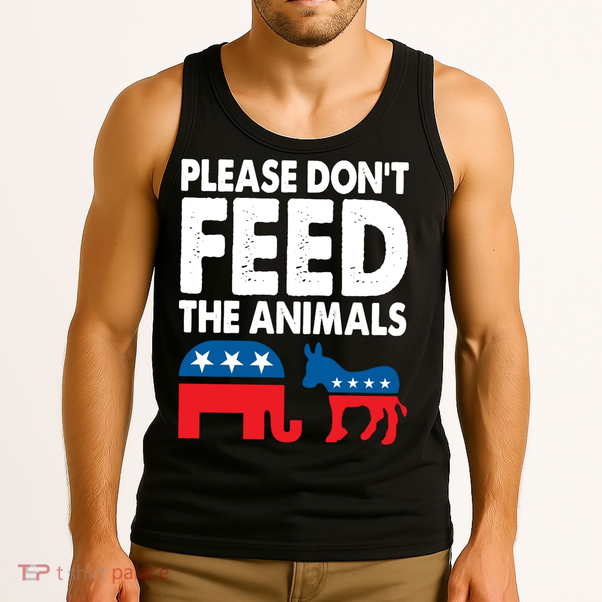 Dont Feed The Animal Libertarian Political Tank Top