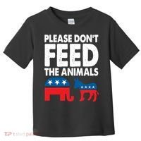 Dont Feed The Animal Libertarian Political Toddler T-Shirt thumb 0