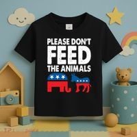 Dont Feed The Animal Libertarian Political Toddler T-Shirt thumb 3