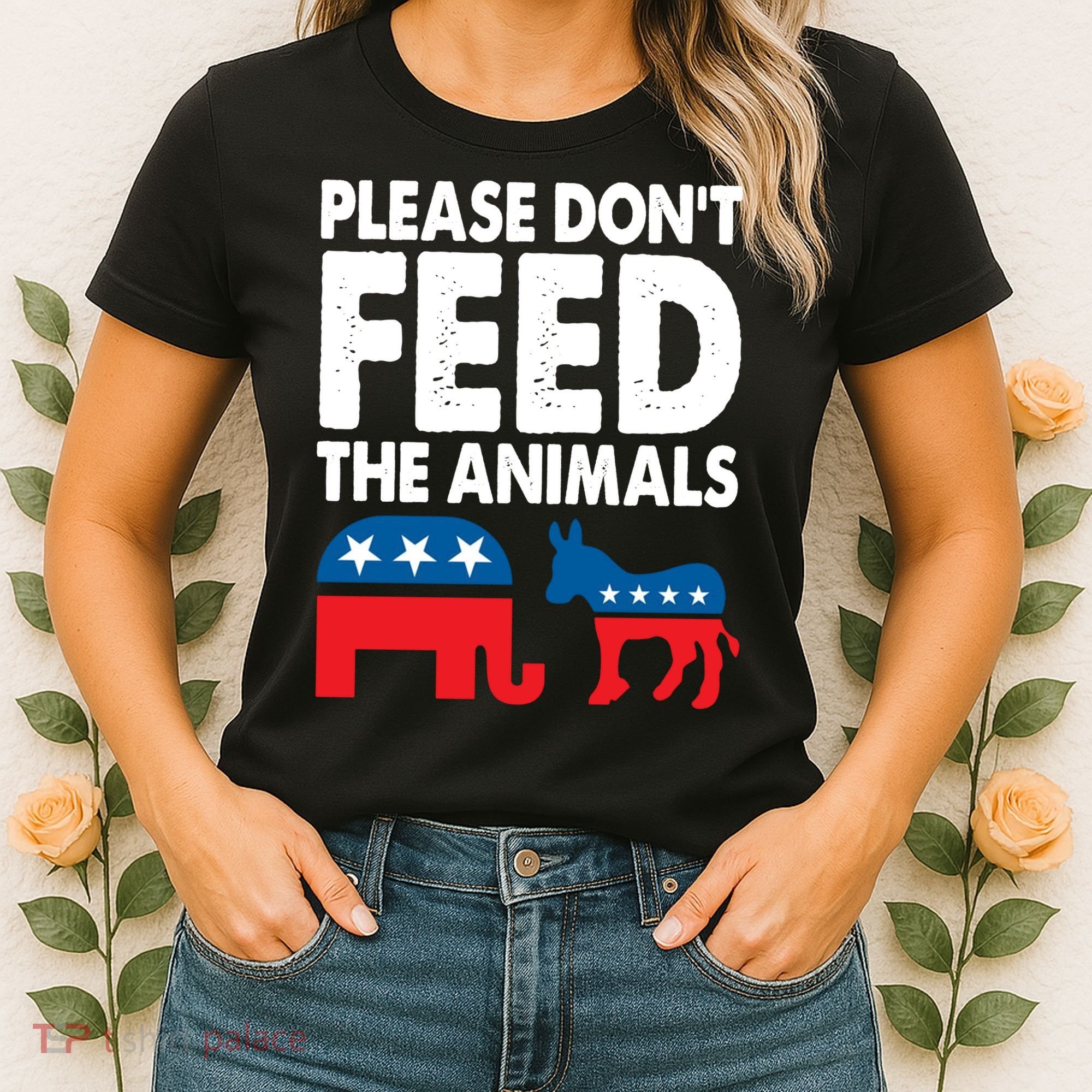 Dont Feed The Animal Libertarian Political Women's T-Shirt