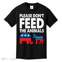 Dont Feed The Animal Libertarian Political Kids T-Shirt thumb 0