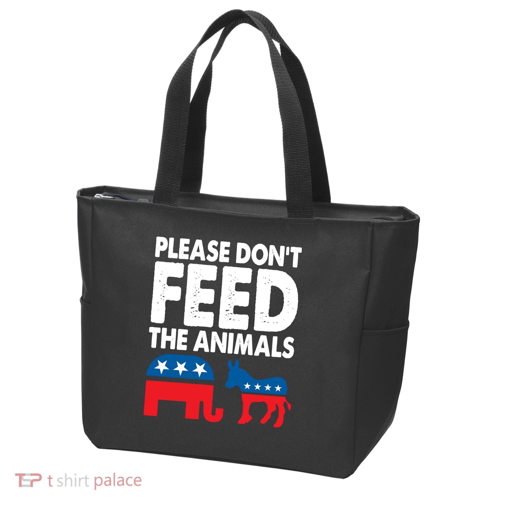 Dont Feed The Animal Libertarian Political Tote Bag