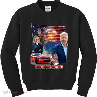 Die For This Hellcat Biden Kids Sweatshirt