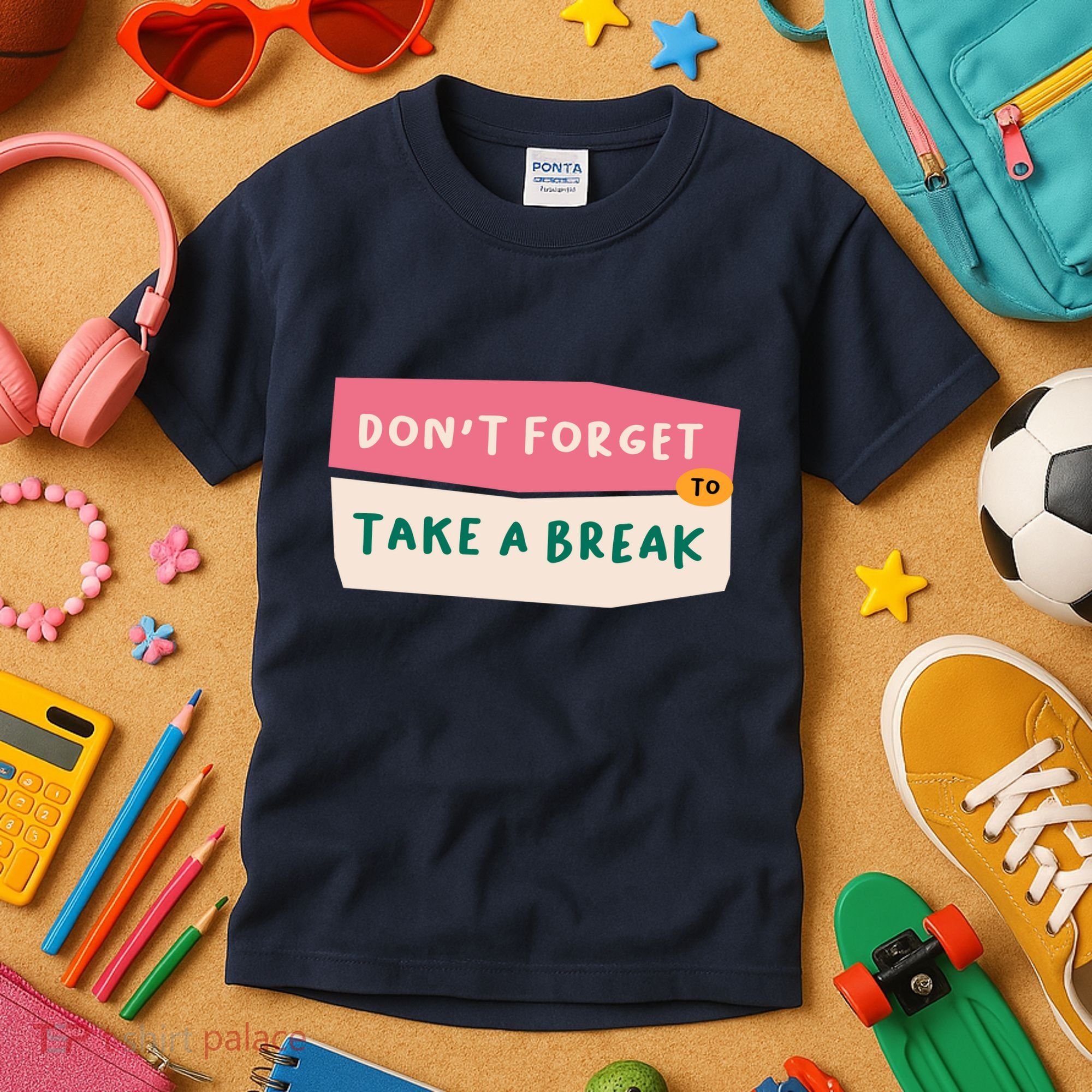 Dont Forget To Take A Break Work Kids T-Shirt