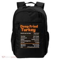 Deep Fried Turkey Shirt Thanksgiving Nutrition Facts Tee Backpack thumb 0