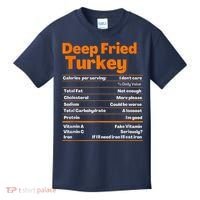 Deep Fried Turkey Shirt Thanksgiving Nutrition Facts Tee Kids T-Shirt thumb 0